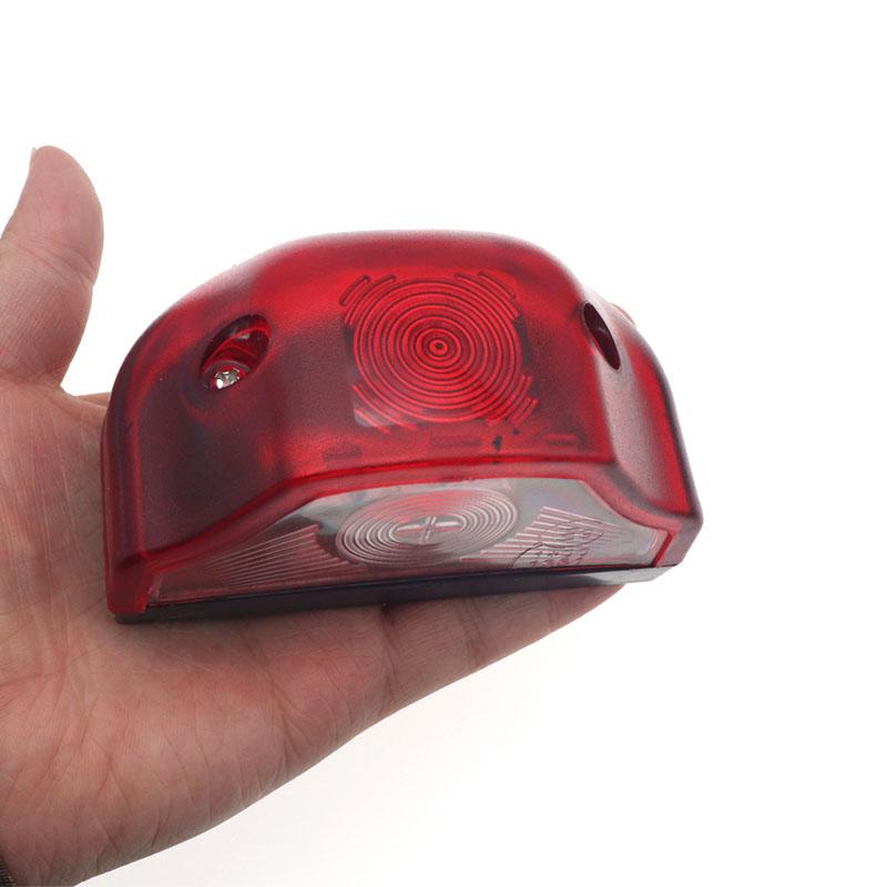 3 LED Number Lamps Waterproof E9 for Lorry Truck Trailer White Light 1x/2x 12V-24V Car License Plate Light