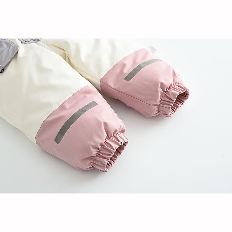 Baby Wintermantel Verdicken Baby Jumpsuit Warm Kinderjacke Wasserdicht Kinder Skianzug Kapuzen Baby Schneeanzug