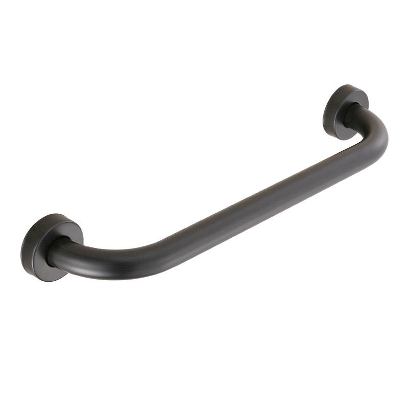 Gunmetal Grey Stainless Steel Anti-Slip Corner Grab Bar for Elderly