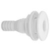 3/4in ABS Plastic Boat Through Hull Connector Hose Coupling  Boat Drainage