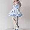 1/4 Doll's Clothes Suit for 45cm Bjd Doll Headwear + Skirt + Skirt Support Dress Up Toys Play House Doll Accessories, No Doll