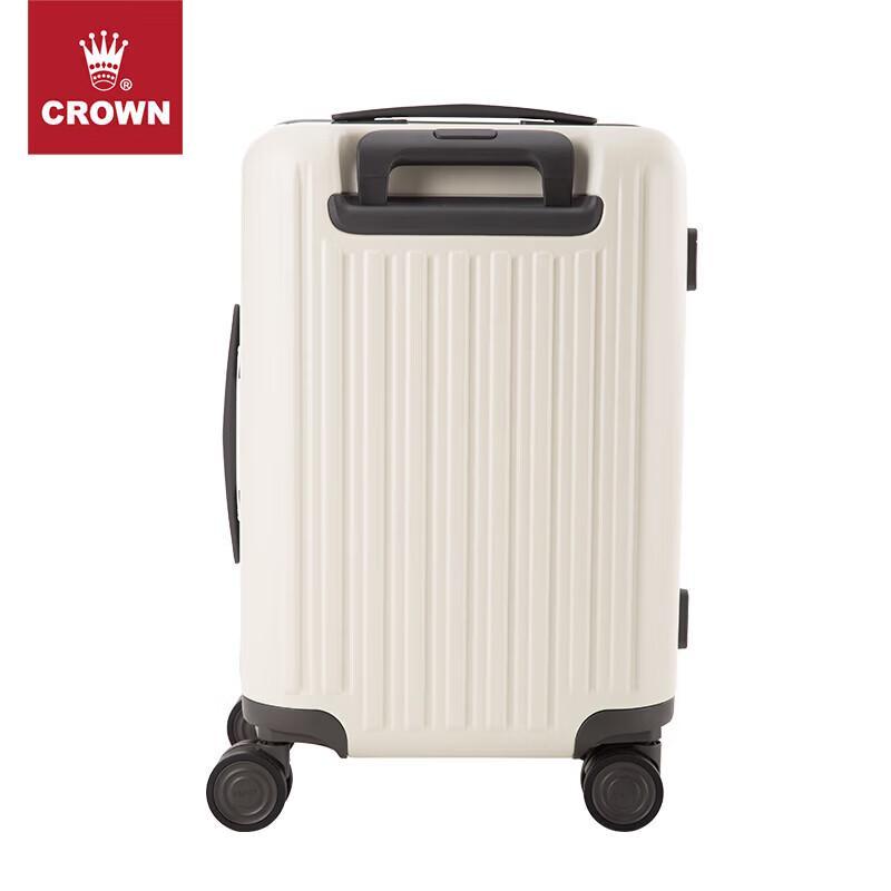 CROWN C-F5278H Front-Opening PC Carry-On Suitcase