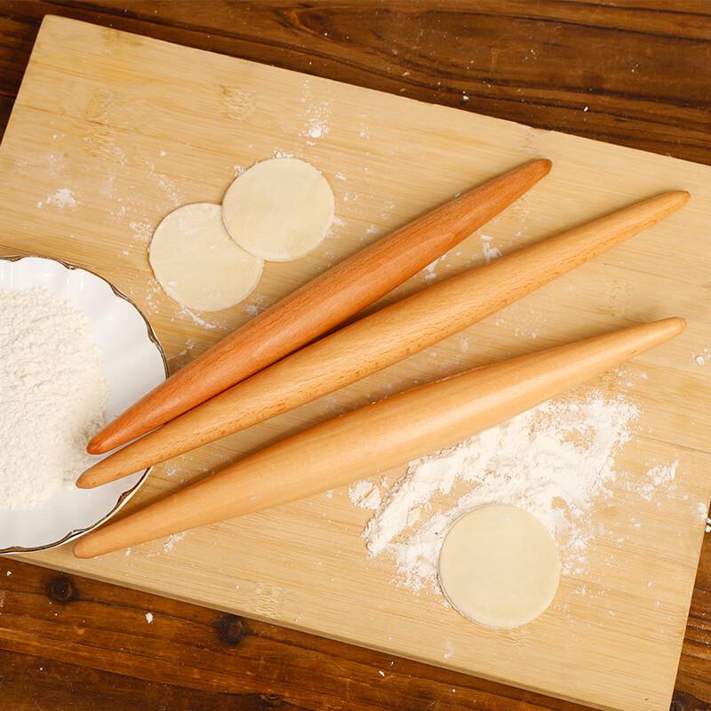 Zhaoran Solid Wood Rolling Pin & Glass Dough Mat Set