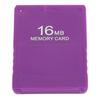 High Speed Game Memory Card Professional 16MB Memory Save Card Compatible for Playstation 2Purple