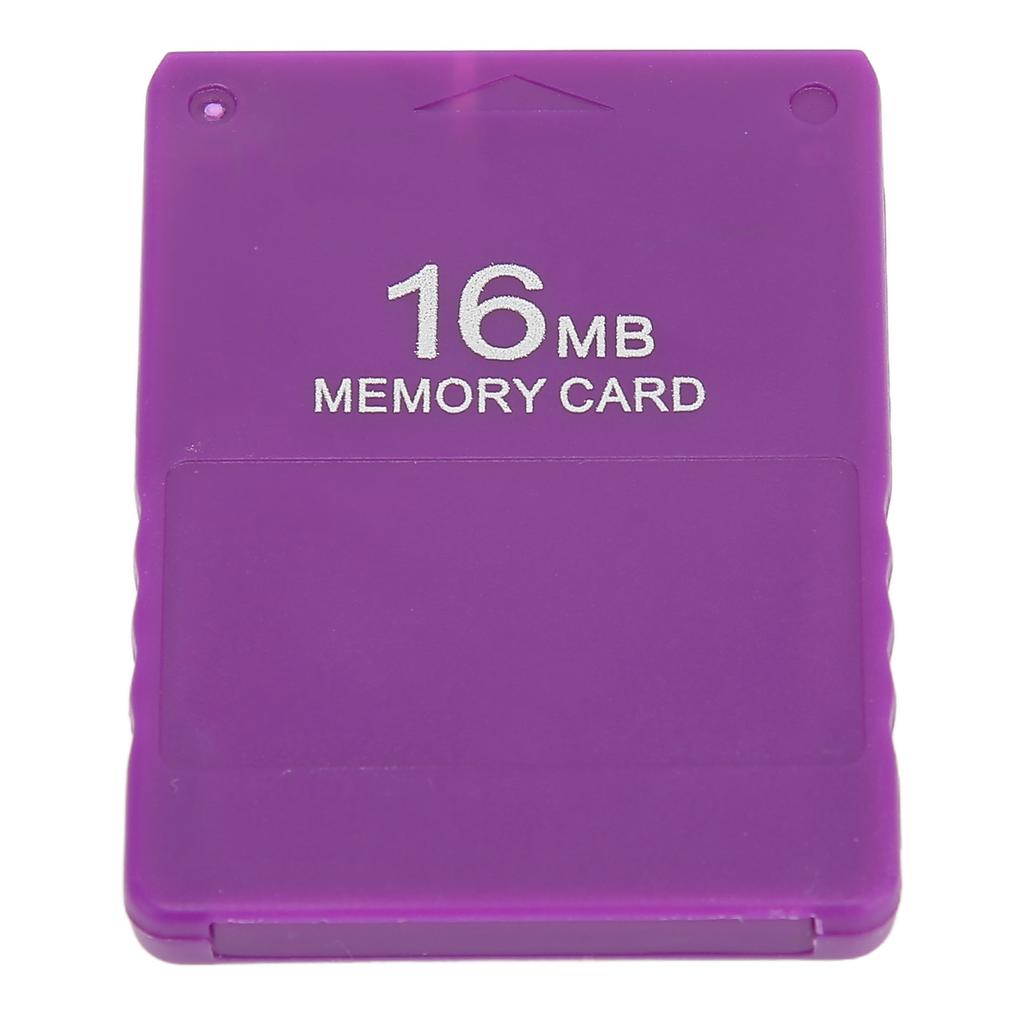 High Speed Game Memory Card Professional 16MB Memory Save Card Compatible for Playstation 2Purple