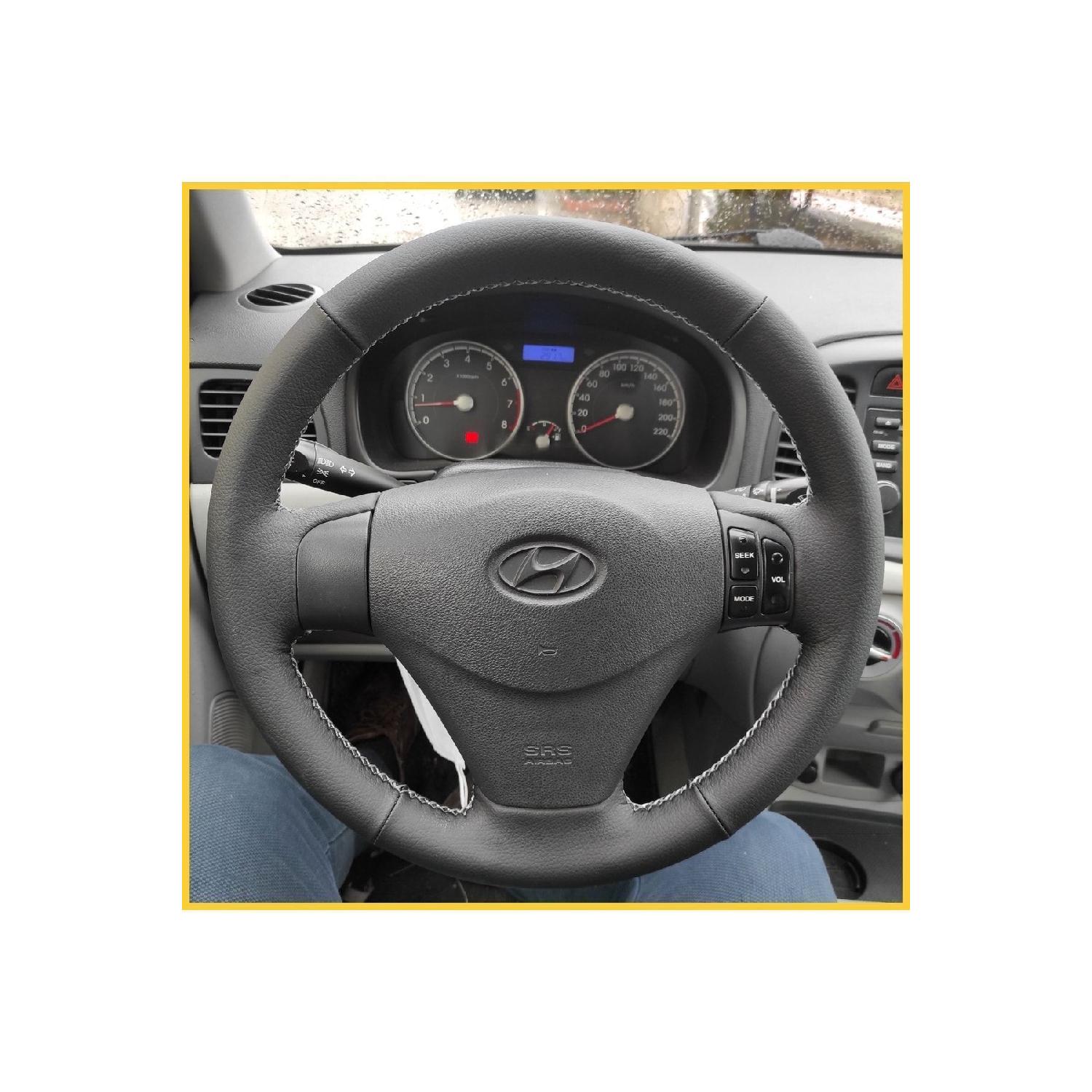 

Чехол на рулевое колесо, совместимый с Hyundai Accent Era, для конкретного автомобиля