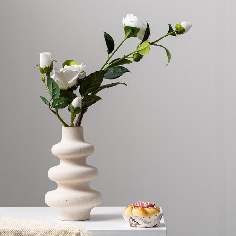 Silicone Vase Molds,Circles Epoxy Resin Casting Molds for DIY Crafts Vase,Home Decors Dry Flowers Holder Bottle Mold