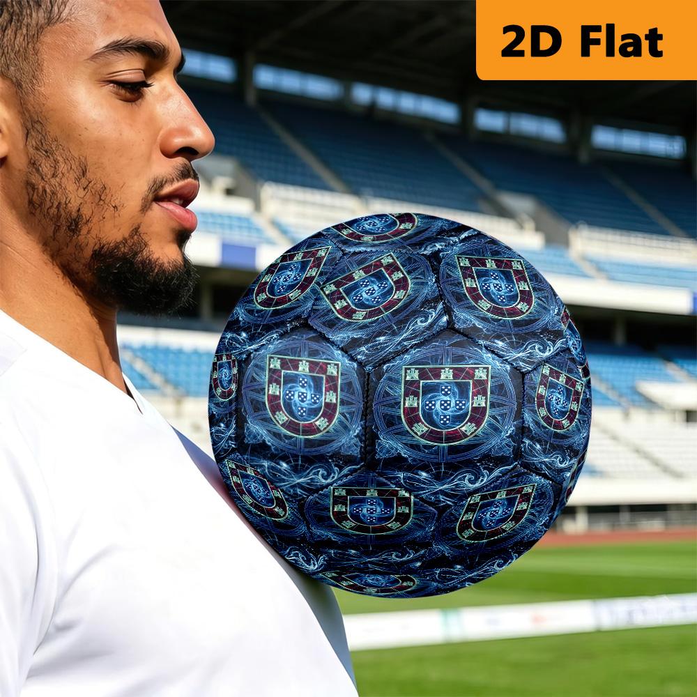 Portuguese Heritage Emblem Football Suitable for Both Training and Competition No. 5 Football Outdoor Sports Very Elastic Unique Football Gifts