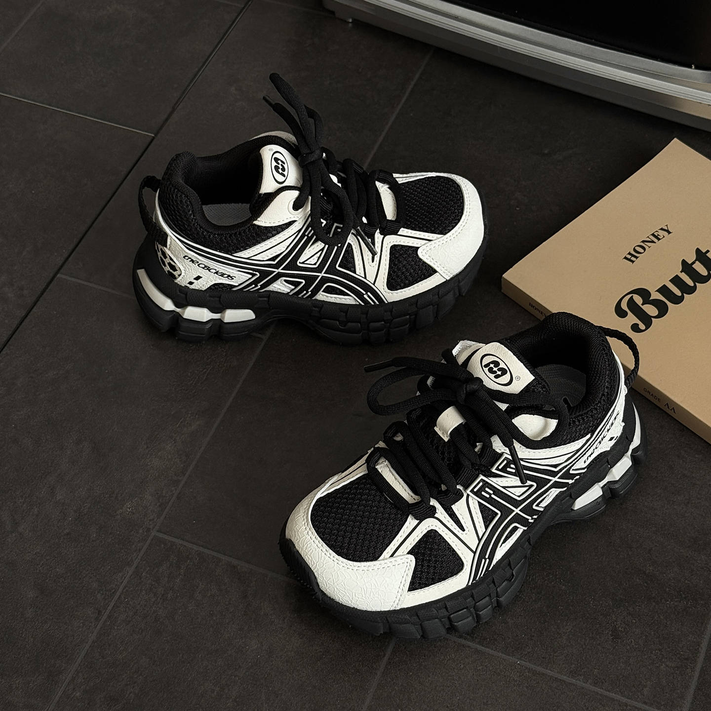 

XSHX ретро функциональные папины кроссовки двойная сетка осень детские кроссовки на липучках мальчики и девочки амортизация беговые двойная сетка 30