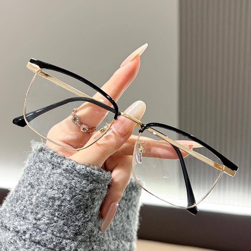 Unisex Photochromic Glasses Anti Radiation Transition Replaceable Lenses