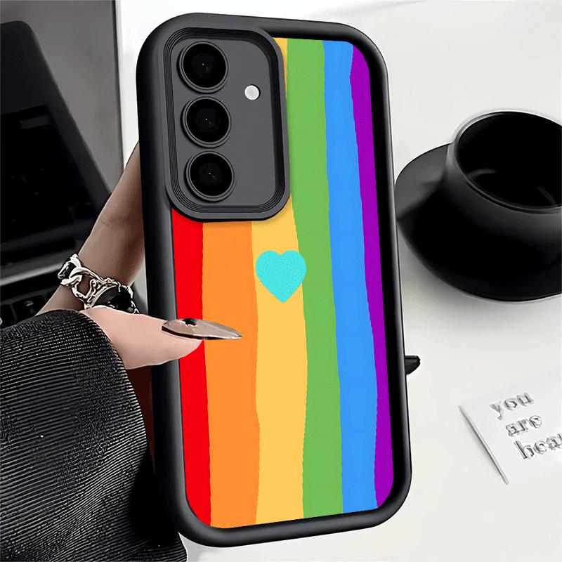 

Phone Case for Samsung Galaxy A17 A16 A15 A14 A13 Rainbow Gradient Love Desgin A56 A36 A26 A55 A35 A25 A54 A34 A24 A53 A33 A23 A Samsung A17