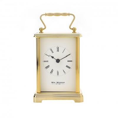 Wm.Widdop Carriage Clock - White Dial