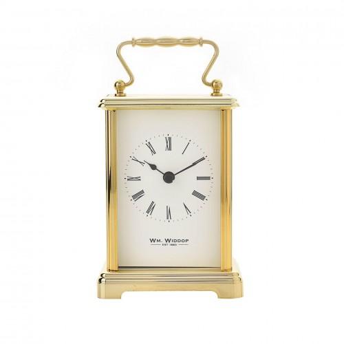 Wm.Widdop Carriage Clock - White Dial