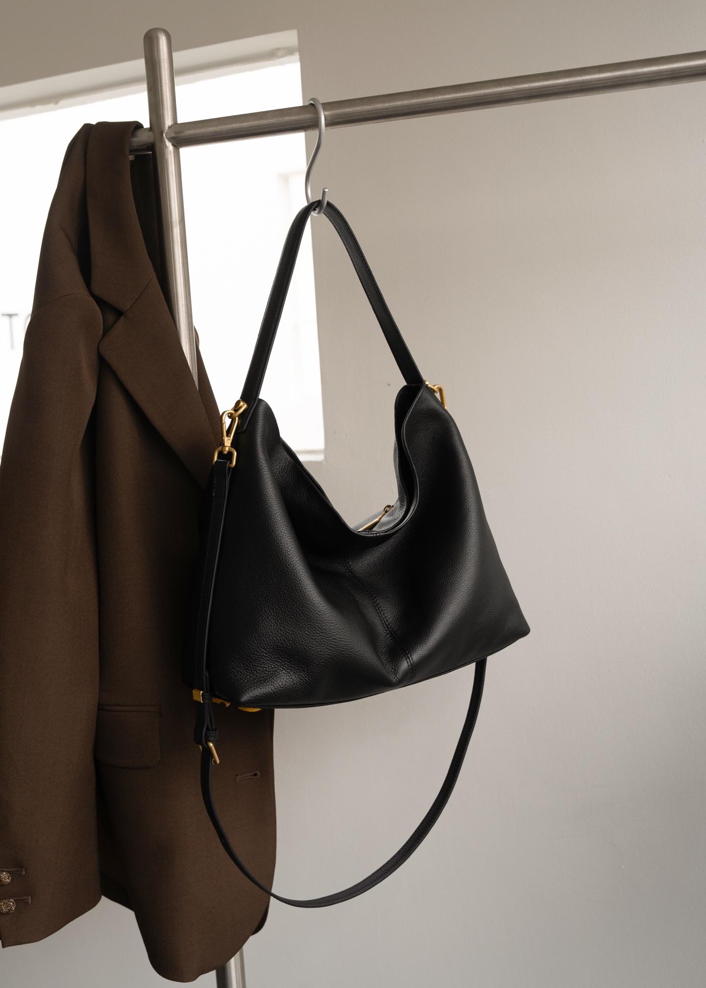 

Genuine Grade Leather Women Shoulder Crossbody Large Bag Luxury Designer Brand Female Handbag Fashi Soft Cowhide Ladies Tote чёрный