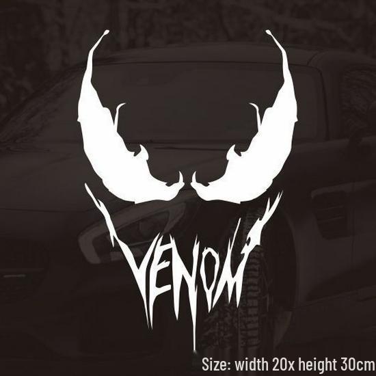 Reflektierender Iron Man Auto- & Motorrad-Windschutzscheibenaufkleber