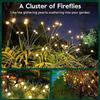 Upgrade 1/2/4 Stück Solar Glühwürmchen Lichter Außen Wasserdicht LED Garten Rasen Lampe Solar Schwingend Sonnenlichtbetrieben Landschaft Hof Terrasse Dekoration