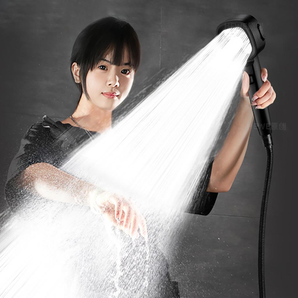 High Pressure Shower Head Water Shower Head Shower Shower Adjustable One Button Water Massage Spray Bathroom Accessories