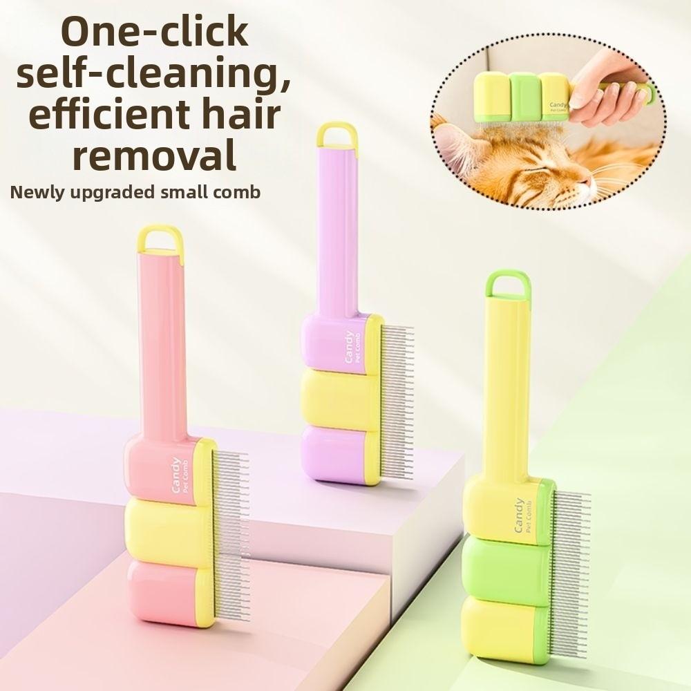 New Dopamine Dog Hair Remover Brush Knot Removes Floating Hair Artifact Pet Hair Detangling Comb Dog Row Comb Pet Grooming Tool
