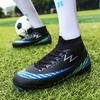 Soccer Shoes for Professional Men Lightweight Comfortable Long Football Boots for Spikes Outdoor Anti-Skid Wear-resistant Sport Activities Shoes