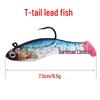 Bionic T-Tail Soft Bait Lure: Long Cast Freshwater & Saltwater, Mandarin Fish & Bass, Single Hook Artificial Bait