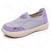 Soft Soled Non Slip Flats Concise Comfortable Casual Shoes Lightweight Hard Wearing Thick Soled Loafers Slip on Women's Shoes