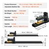 Pallet Forks, 4000 Lbs Capacity Clamp On Pallet Forks, 60" Tractor Bucket Forks, Heavy Duty Front Loader Attachment for Tractor, Loader Bucket, Skid
