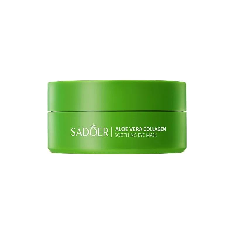 SADOER 80g Aloe Vera Collagen Eyes Masks Anti Dark Circles Eyes Bags Moisturizing Firming Eye Patches Eyes Skin Care Products