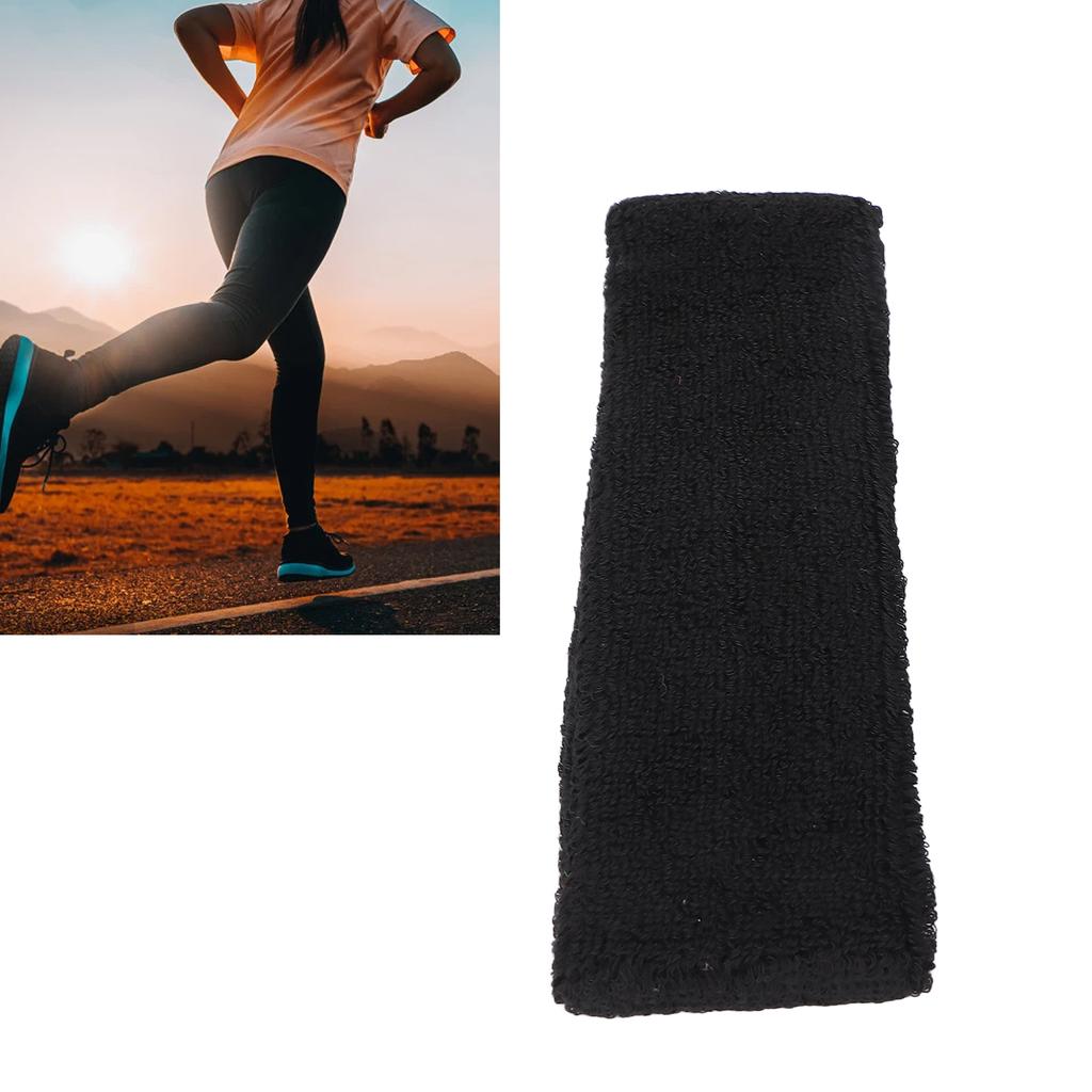 Sweat Absorbing Fitness Headband Elastic Polyester Cotton Headband for Sports Running