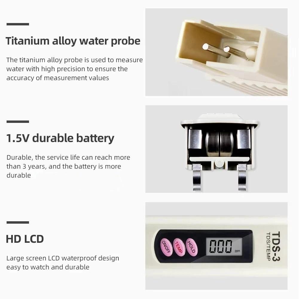 Accurate Measurement Digital Water Quality Meter Water Testing Pen Pool Water Testing