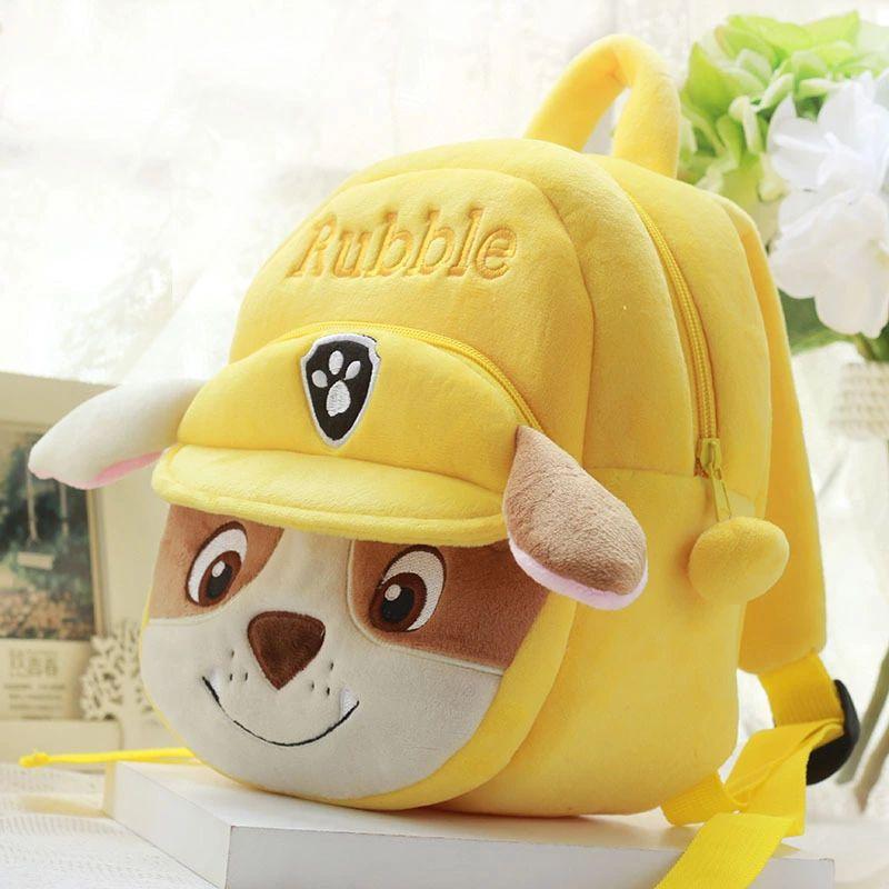 Patrol Plush Paw Backpack Kids Children Soft Stuffed Schoolbag Shoulderbag Gifts