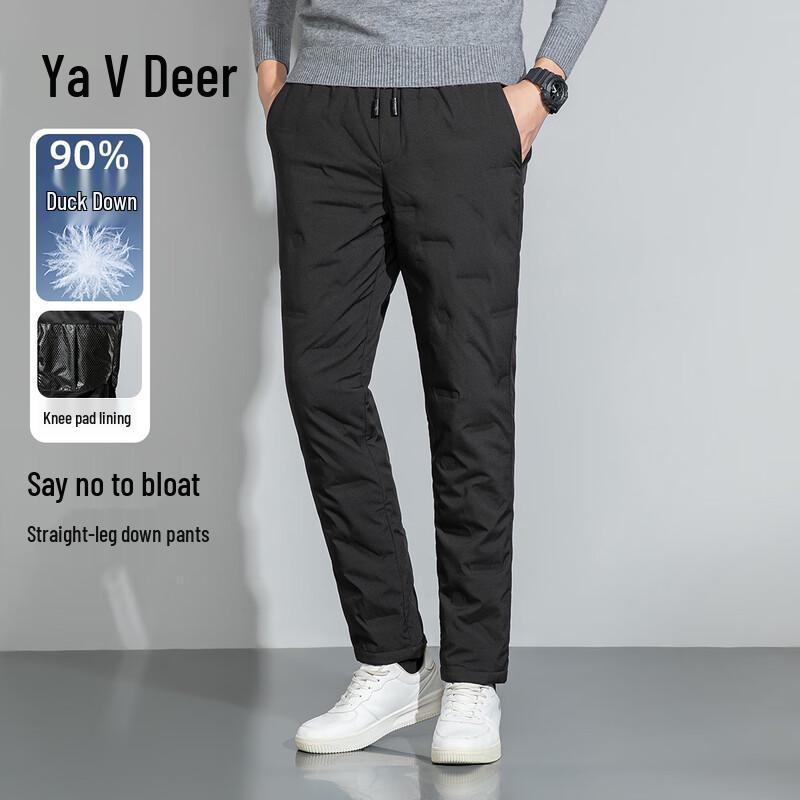 

Yalu Men s Winter Fashion Down Pants 4XL (180-200 lbs)