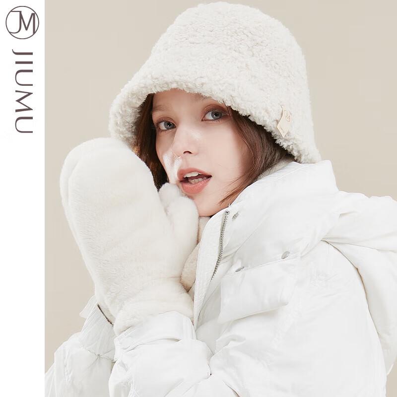 JIUMU Women's Autumn/Winter Warm Knitted Gloves GLW031
