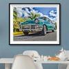5D DIY Rhinestone Unframed Diamond Painting 1pc 11.8x15.7 Inch,Retro Cars Pattern Mosaic Rhinestone Diamond Painting Set, Diamonds Paintings Kit
