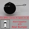 For BMW 4 M F32Coupe F33Cabrio F36Gran Coupe 2013-2018#51128060849 Auto Rear Bumper Tow Hook Cover Trailer Lid Decoration Cap