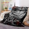 Coperta morbida in flanella 3D P-Peaky Blinders Tommy Shelby per Letti Camera da letto Divano Picnic, Coperta da lancio per Coprire Esterni Tempo libero Regalo