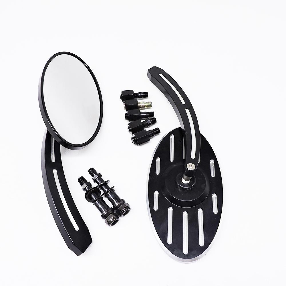 

Moto Mirror For Harley Honda Yamaha Suzuki Kawasaki BMW Dacuti Choppers Cruiser Custom Motorcycle 8mm 10mm Rear View Side Mirror