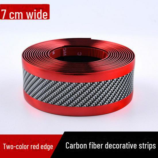 

Универсальная карбоновая накладка на порог и бампер автомобиля, предотвращающая столкновения