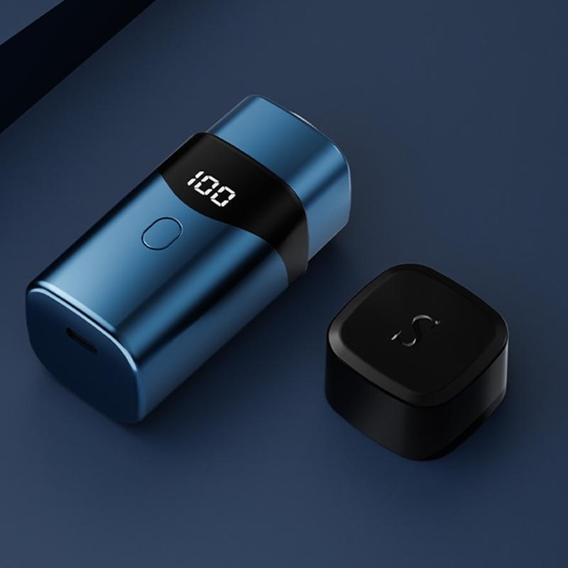 Travel Friendly Rechargeable Electric Shaver Waterproof Electric Shaver ABS Texture Suitable for Men Wet and Dry Use