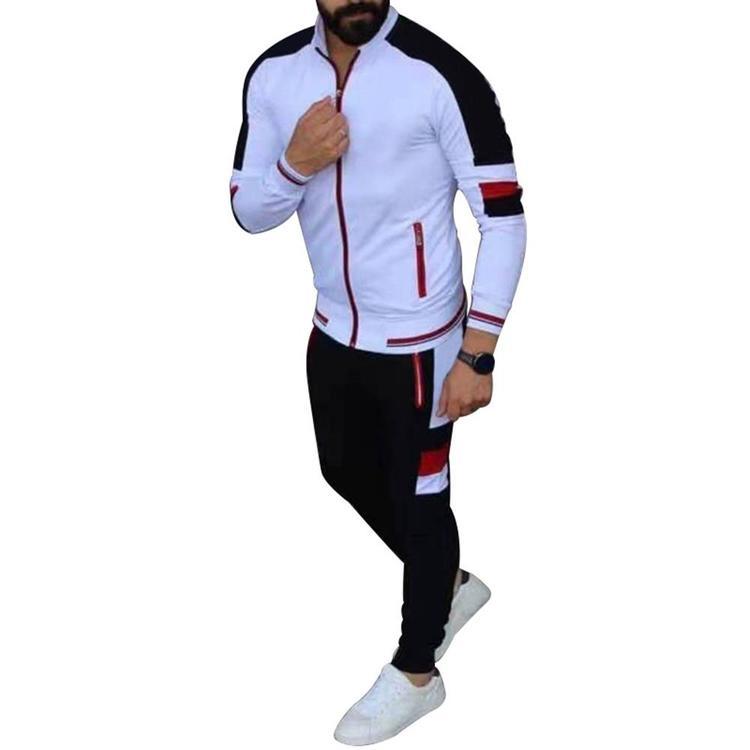 Buy Casual Tracksuit Set Zipper Jacket 