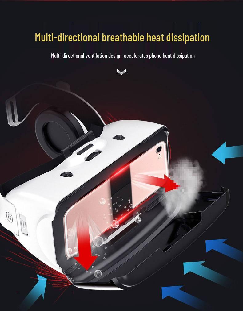 All-in-One VR Headset: Mobile 3D Cinema & Gaming Experience