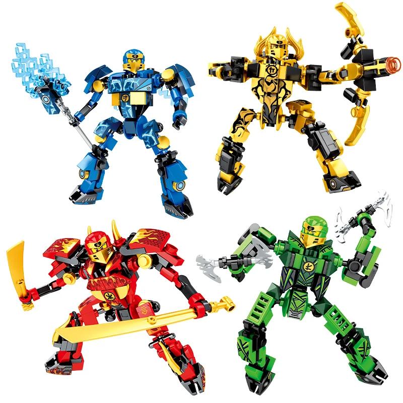 Ninja War Machine Lloyd War Armor Mech Mini Model Action Figure Building Blocks Compatible Cartoon Anime Cities Kid Toys Gifts