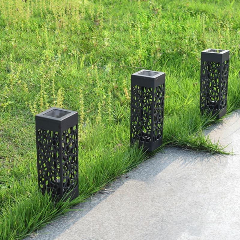 Outdoor Waterproof Solar Light Beautiful Hollow Lawn Light LED Light Control Sensor Light Garden Lig