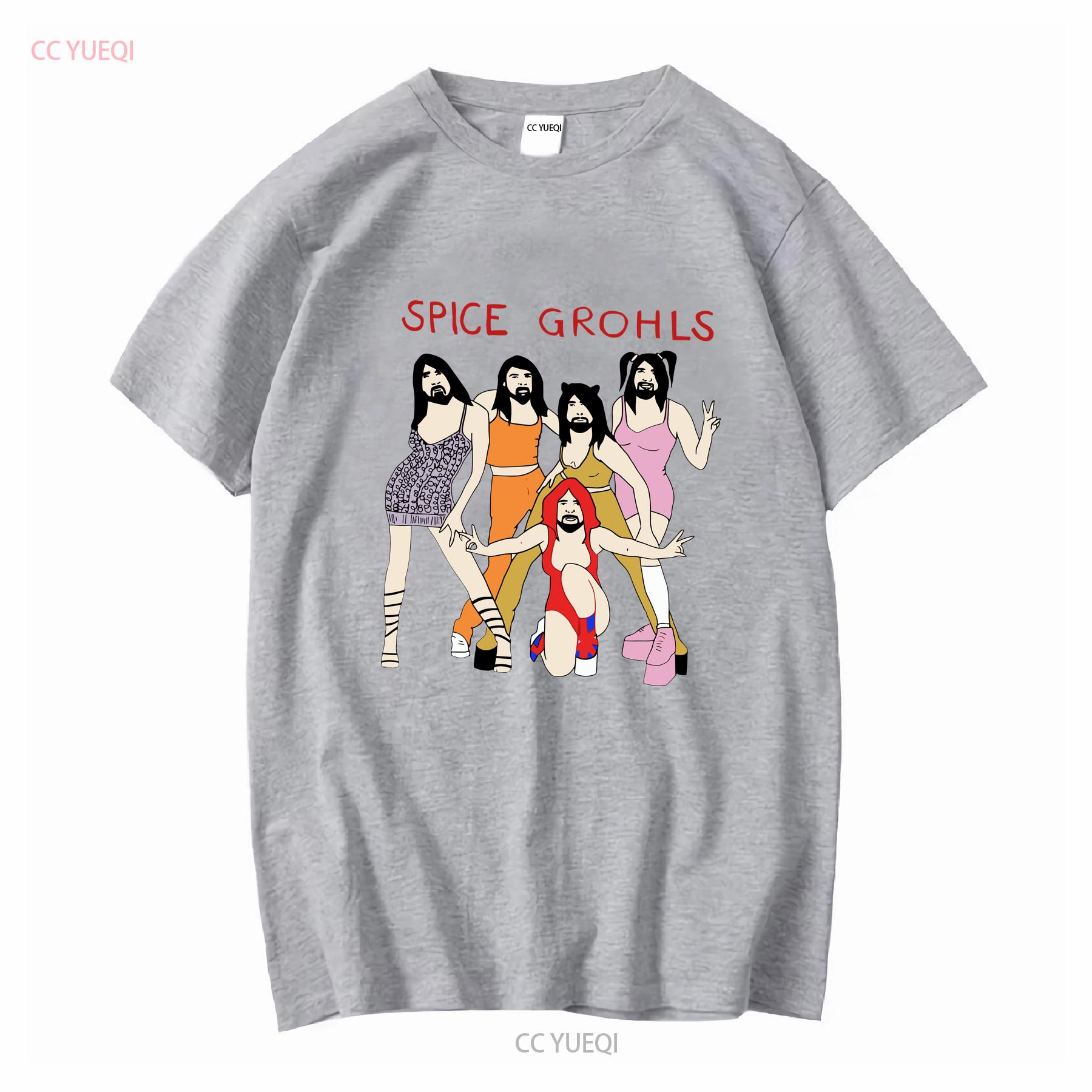 

Футболка Spice World Вдохновленная игрой Grohl 90-х S-4XL с длинным или коротким рукавом винтажная стираная универсальная уличная одежда мужская удобная S