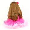 BZDOLL Newborn 60cm 24 Inch Reborn Baby Doll Cloth Body Soft Vinyl Lovely Princess Girl Play House Toy