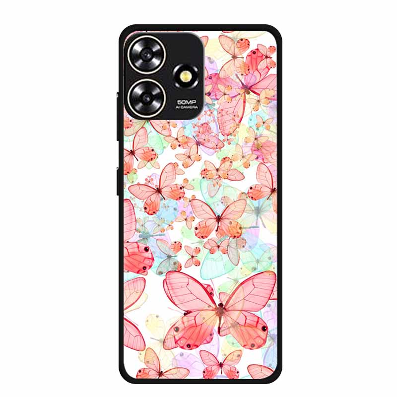 Cool Silicone Cover for ZTE Blade V50 Design 4G Case Printed Fashion Soft Back Cover for Blade V50Design Case Protective Shells