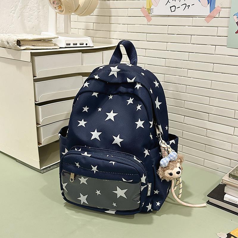

Campus schoolbags, female junior high school students, cute and versatile travel backpacks,large-capacity casual high school students, backpack trends Single pack
