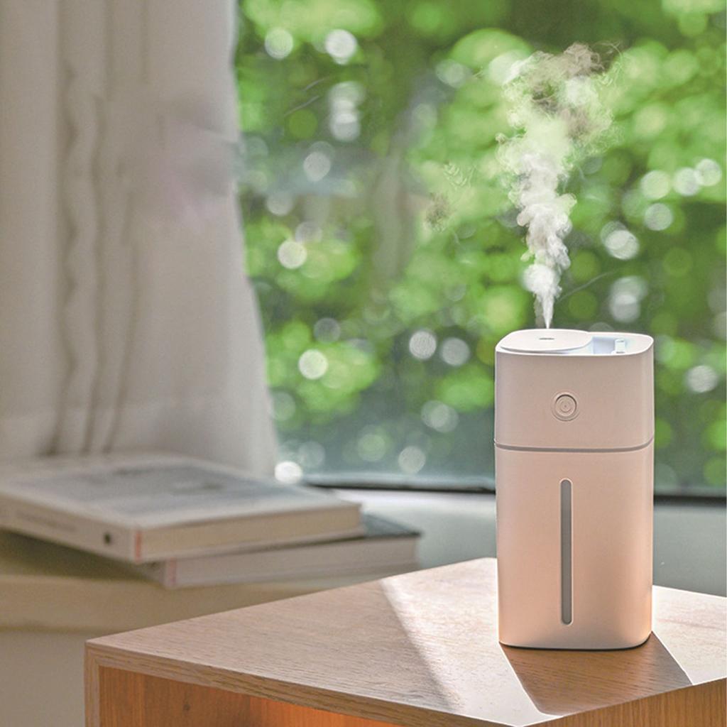 Top Fill Humidifier USB Desktop Humidifier for Car Room Bedroom 2 Spray Modes Quiet