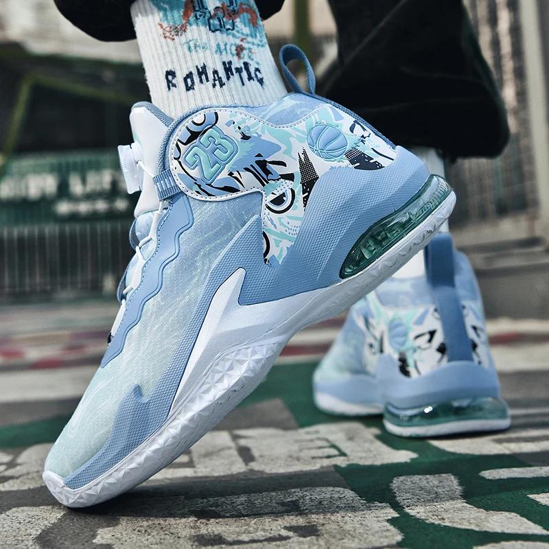 New Men Basketball Shoes Non-Slip Sports Breathable Comfortable Free Shipping Original Training Basketball Male Sneakers Shoes