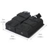Tactical MOLLE Double Pouch Set