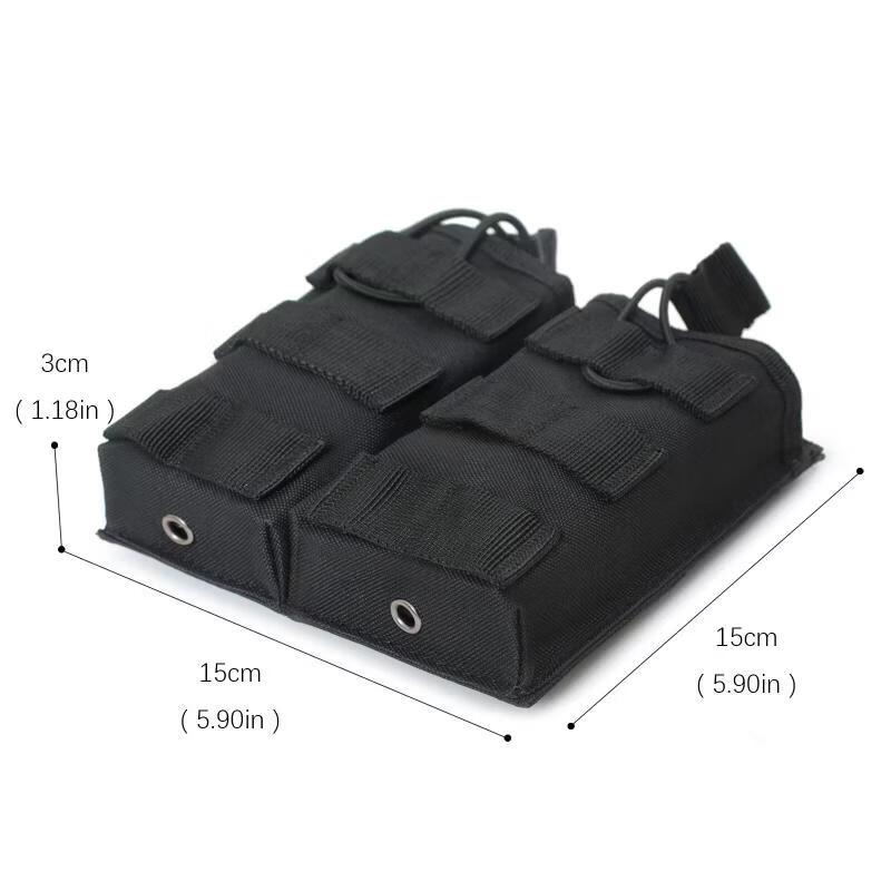 Tactical MOLLE Double Pouch Set